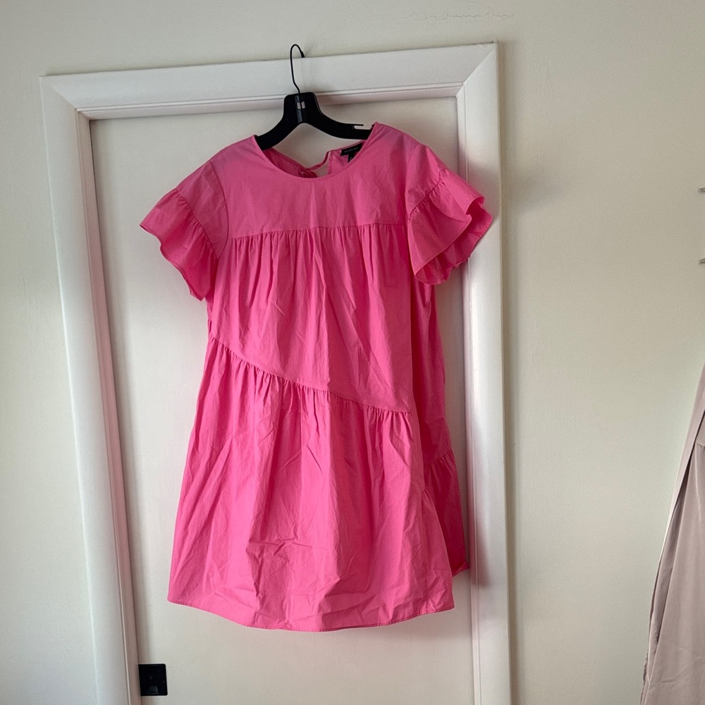 Who What Wear Vibrant Pink Dress